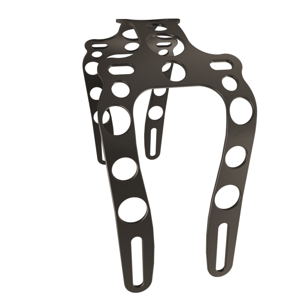 Yamaha V-Star Dragstar XVS1100  (Classic) Front Fender strut + Steel Matte Black Front Fender