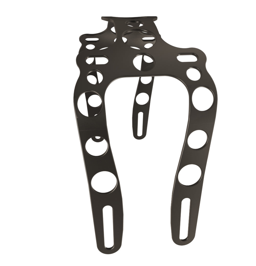 Yamaha V-Star Dragstar XVS1100  (Classic) Front Fender strut + Steel Matte Black Front Fender