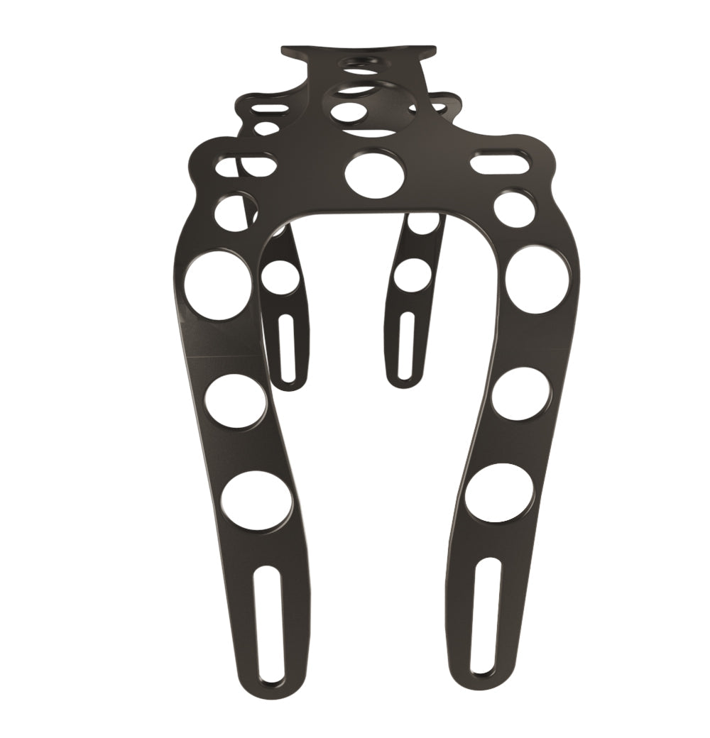 Yamaha V-Star Dragstar XVS1100  (Classic) Front Fender strut + Steel Matte Black Front Fender