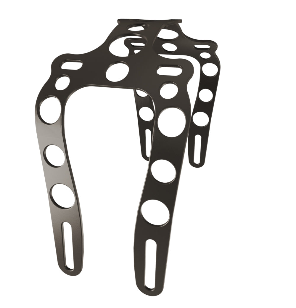 Yamaha V-Star Dragstar XVS1100  (Classic) Front Fender strut + Steel Matte Black Front Fender