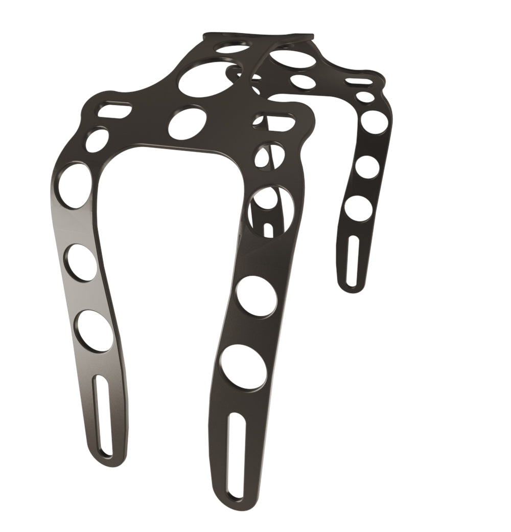 Yamaha V-Star Dragstar XVS1100  (Classic) Front Fender strut + Steel Matte Black Front Fender