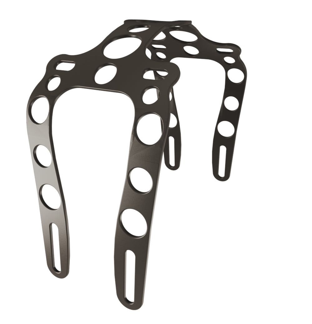 Yamaha V-Star Dragstar XVS1100  (Classic) Front Fender strut + Steel Matte Black Front Fender