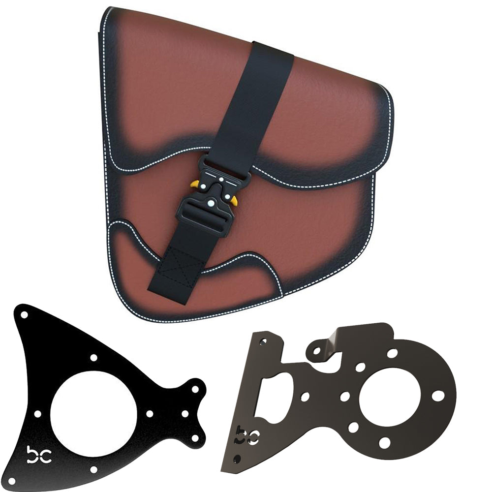 Honda Shadow Spirit VT750DC Chain SaddleBag Kit (SaddleBag + Left