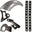 Harley Softail / Fatboy 2000-2017  Rear (ALUMINUM) Fender Combo Kit (Rear Fender + Fender Bracket + Fender Strut Bracket +Struts)