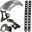 Harley Softail / Fatboy 2000-2017  Rear (ALUMINUM) Fender Combo Kit (Rear Fender + Fender Bracket + Fender Strut Bracket +Struts)