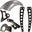 Harley Softail / Fatboy 2000-2017  Rear (STEEL) Fender Combo Kit (Rear Fender + Fender Bracket + Fender Strut Bracket +Struts)