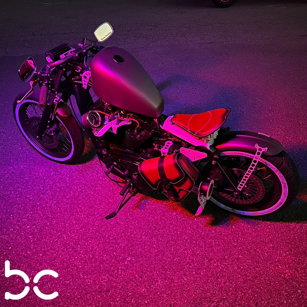 HDS03SK Harley Davidson Sportster 1986-2003 Bobber Chopper Solo Seat Kit