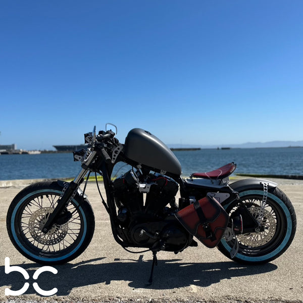 HDS03SK Harley Davidson Sportster 1986-2003 Bobber Chopper Solo Seat Kit