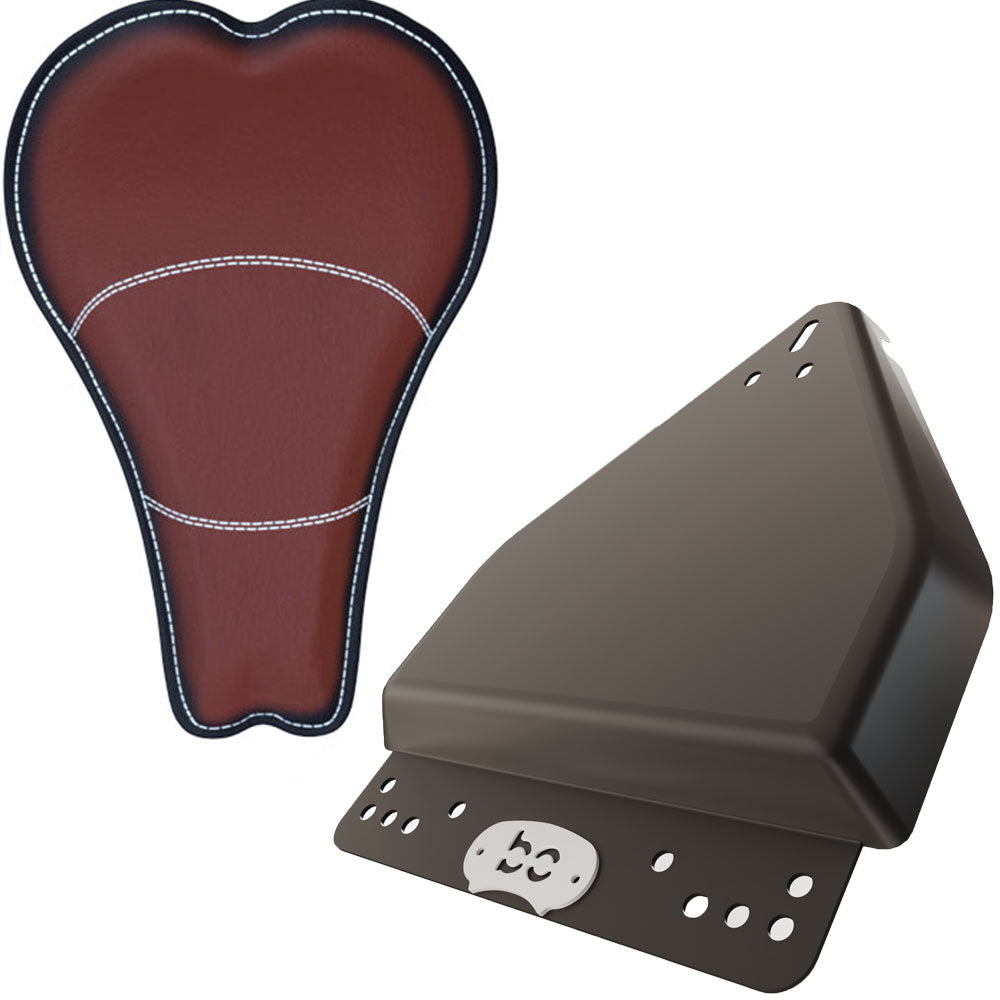 Harley Softail / Fatboy 2000-2017  Leather Solo Seat Kit