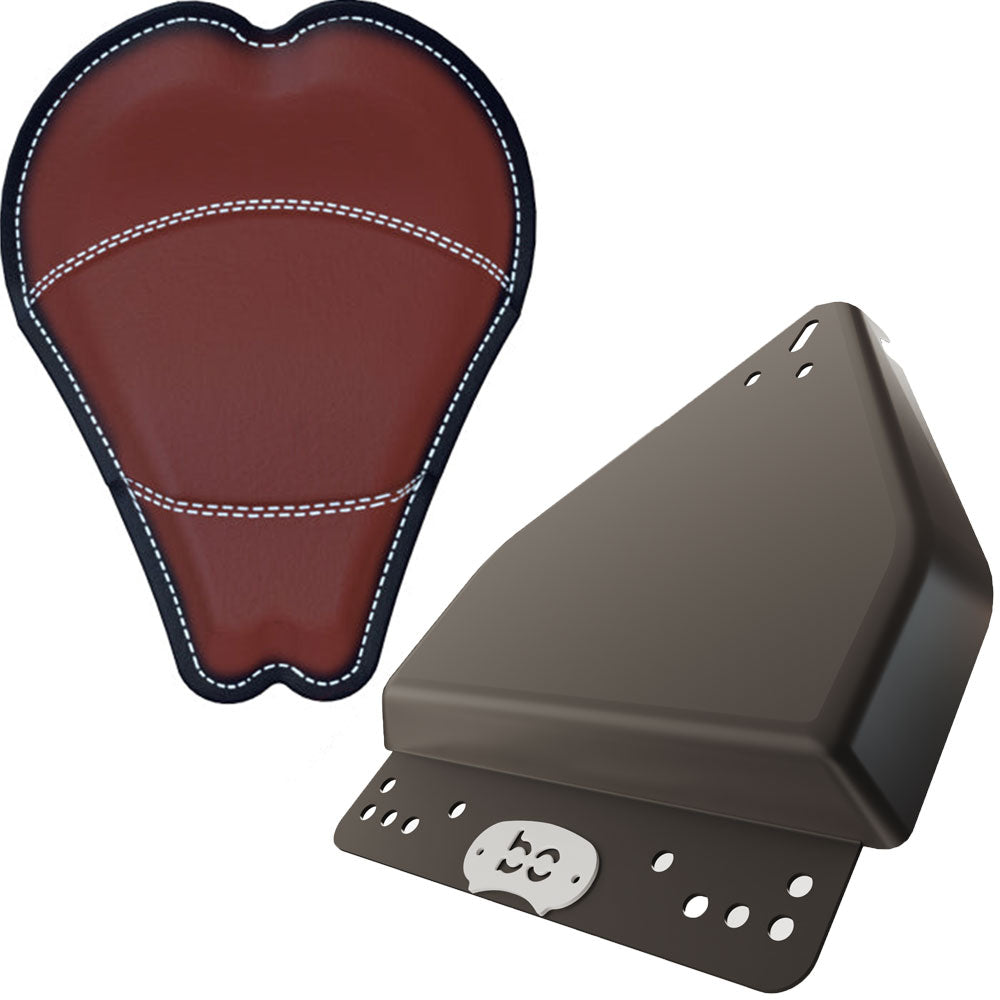Harley Softail / Fatboy 2000-2017  Leather Solo Seat Kit