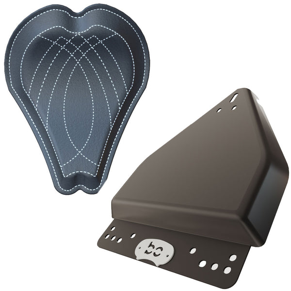 Harley Softail / Fatboy 2000-2017  Leather Solo Seat Kit