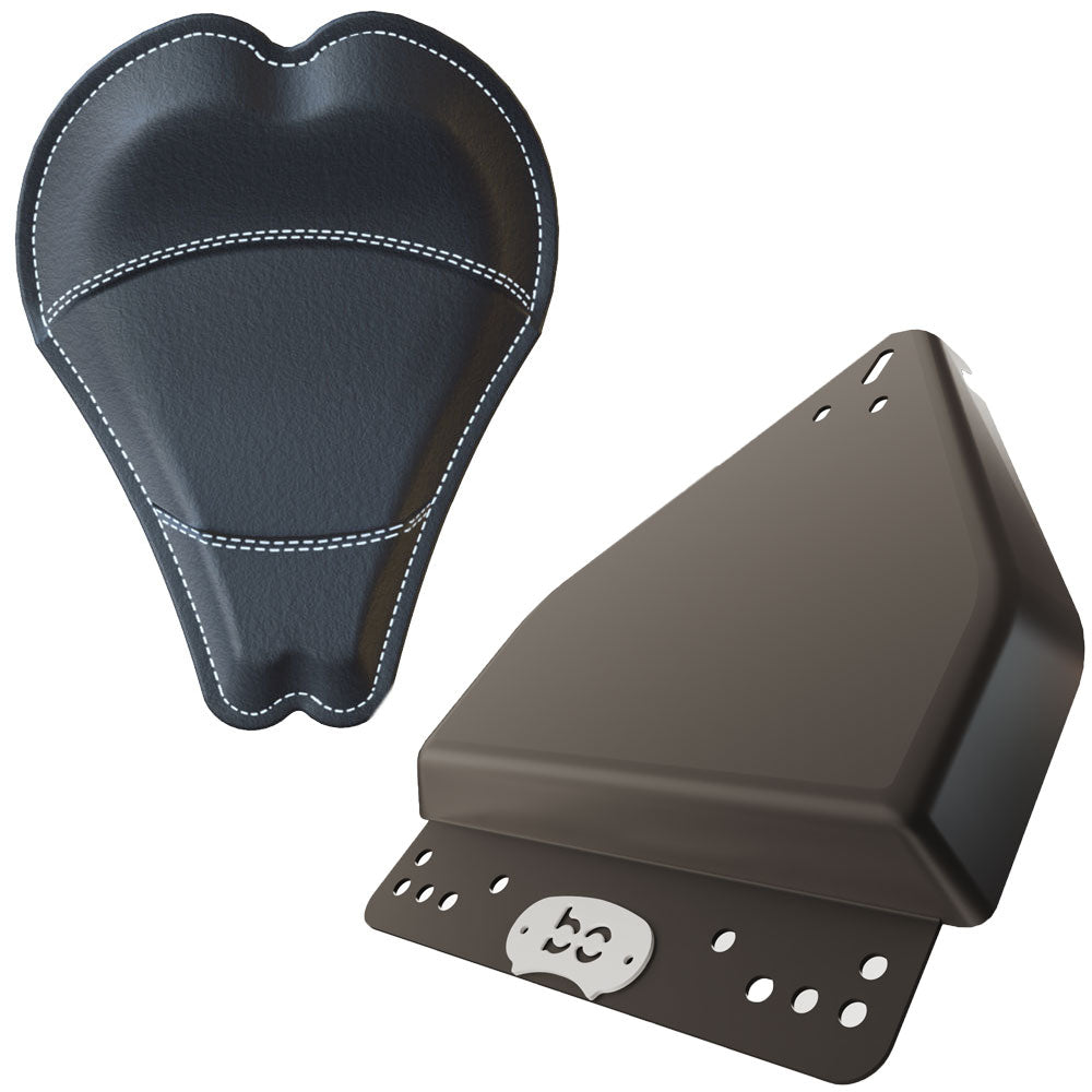 Harley Softail / Fatboy 2000-2017  Leather Solo Seat Kit