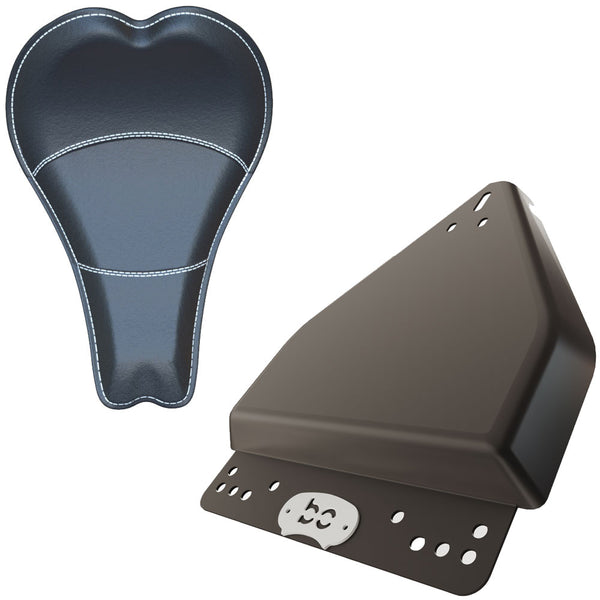 Harley Softail / Fatboy 2000-2017  Leather Solo Seat Kit