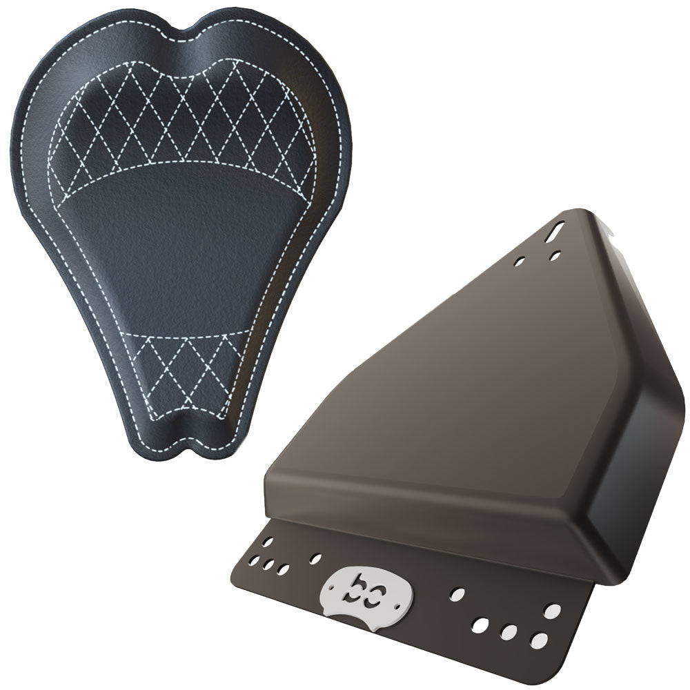 Harley Softail / Fatboy 2000-2017  Leather Solo Seat Kit