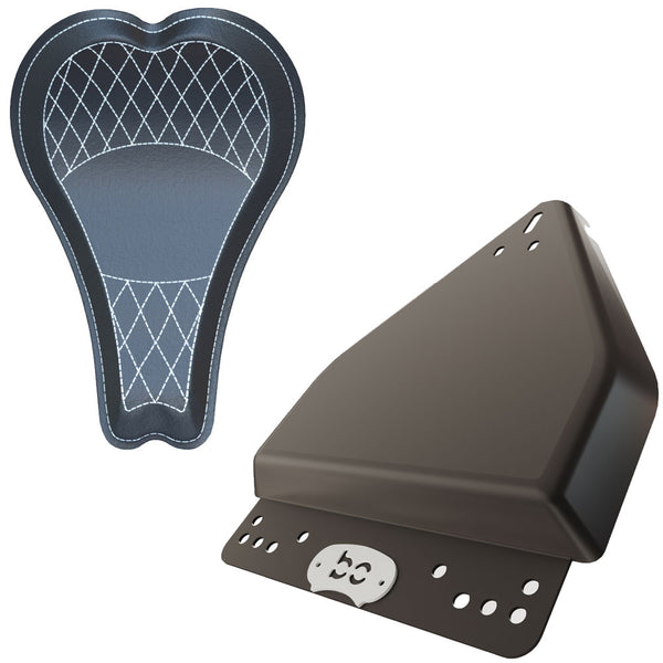 Harley Softail / Fatboy 2000-2017  Leather Solo Seat Kit