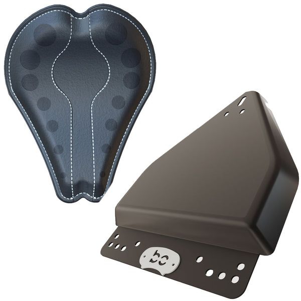 Harley Softail / Fatboy 2000-2017  Leather Solo Seat Kit