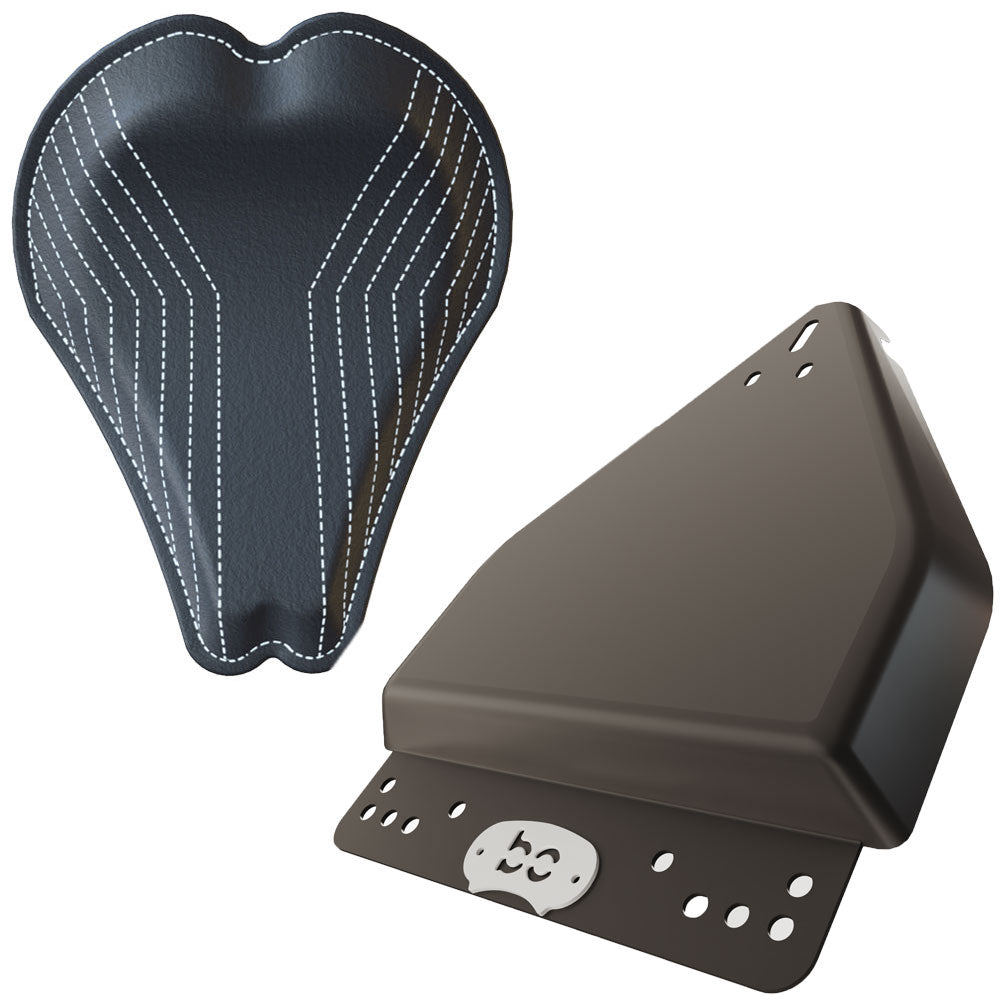 Harley Softail / Fatboy 2000-2017  Leather Solo Seat Kit