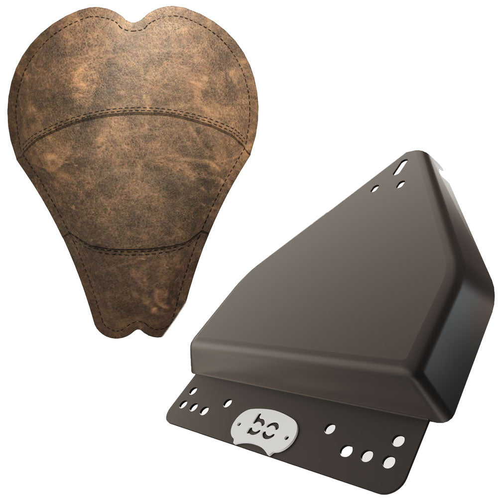 Harley Softail / Fatboy 2000-2017  Leather Solo Seat Kit