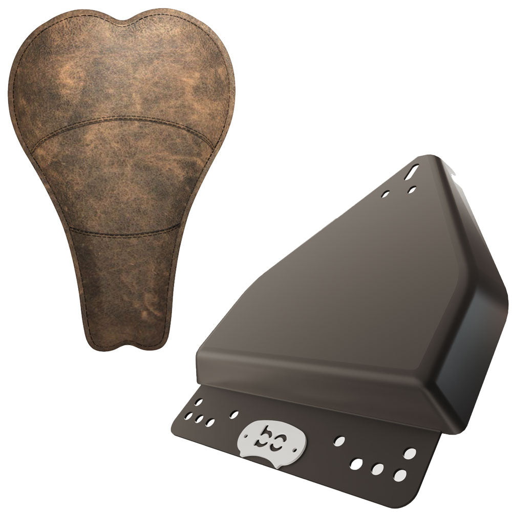 Harley Softail / Fatboy 2000-2017  Leather Solo Seat Kit