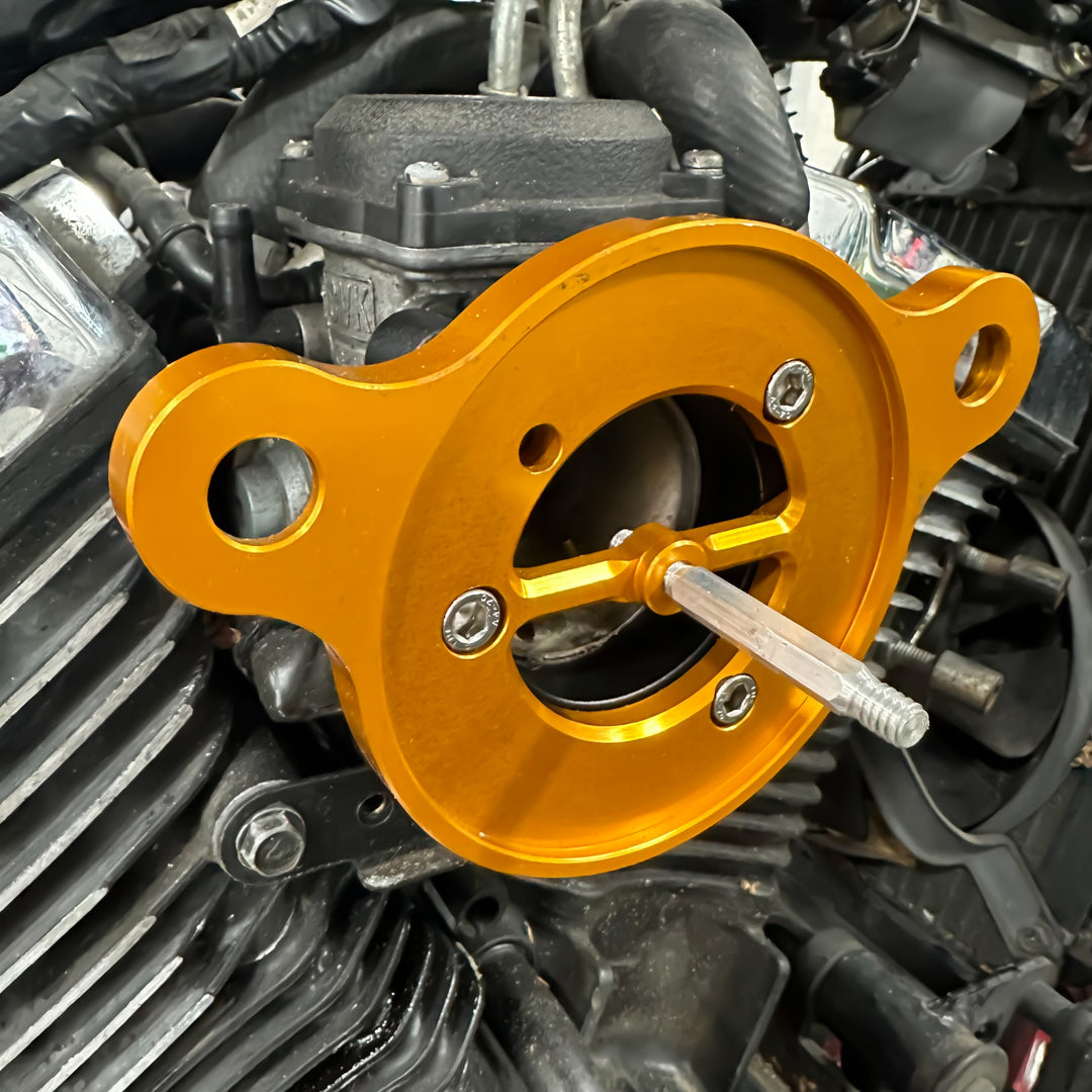 Kawasaki Vulcan VN800  to Harley Super Sucker Intake Air Cleaner (Adapter + Super Sucker (STAGE 1) Intake Air Filter )