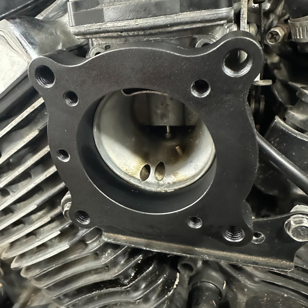 Kawasaki Vulcan VN800  to Harley Super Sucker Intake Air Cleaner (Adapter + Super Sucker (STAGE 1) Intake Air Filter )