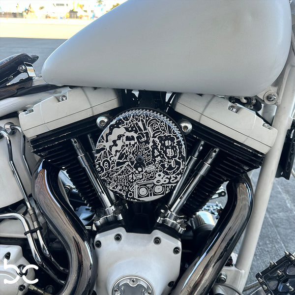 Harley Softail / Fatboy 2000-2017  Rear (ALUMINUM) Fender Combo Kit (Rear Fender + Fender Bracket + Fender Strut Bracket +Struts)