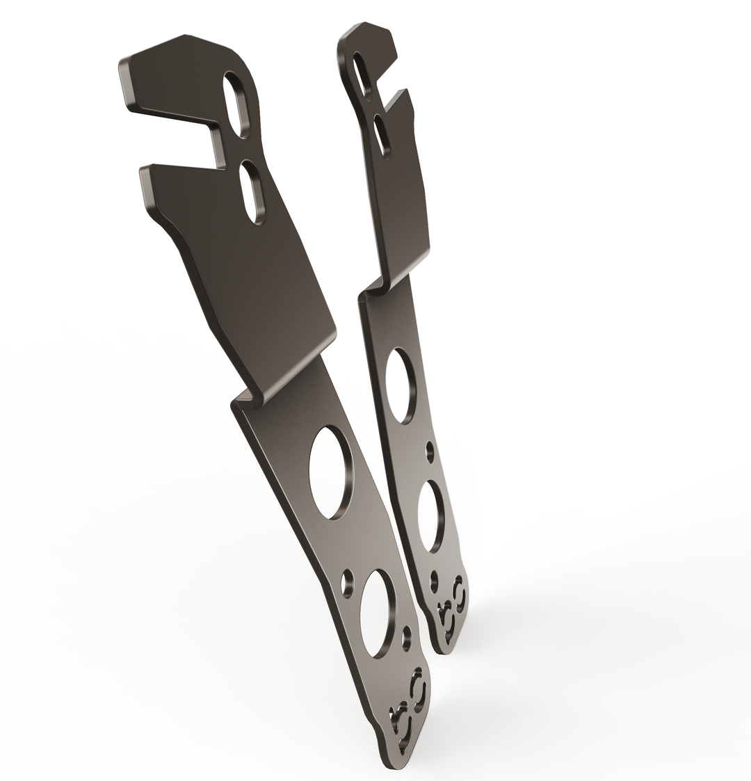 Kawasaki Vulcan vn900 Rear Turn Signal Brackets (Left & Right) + Finned Grill Turn Signals (2pc)