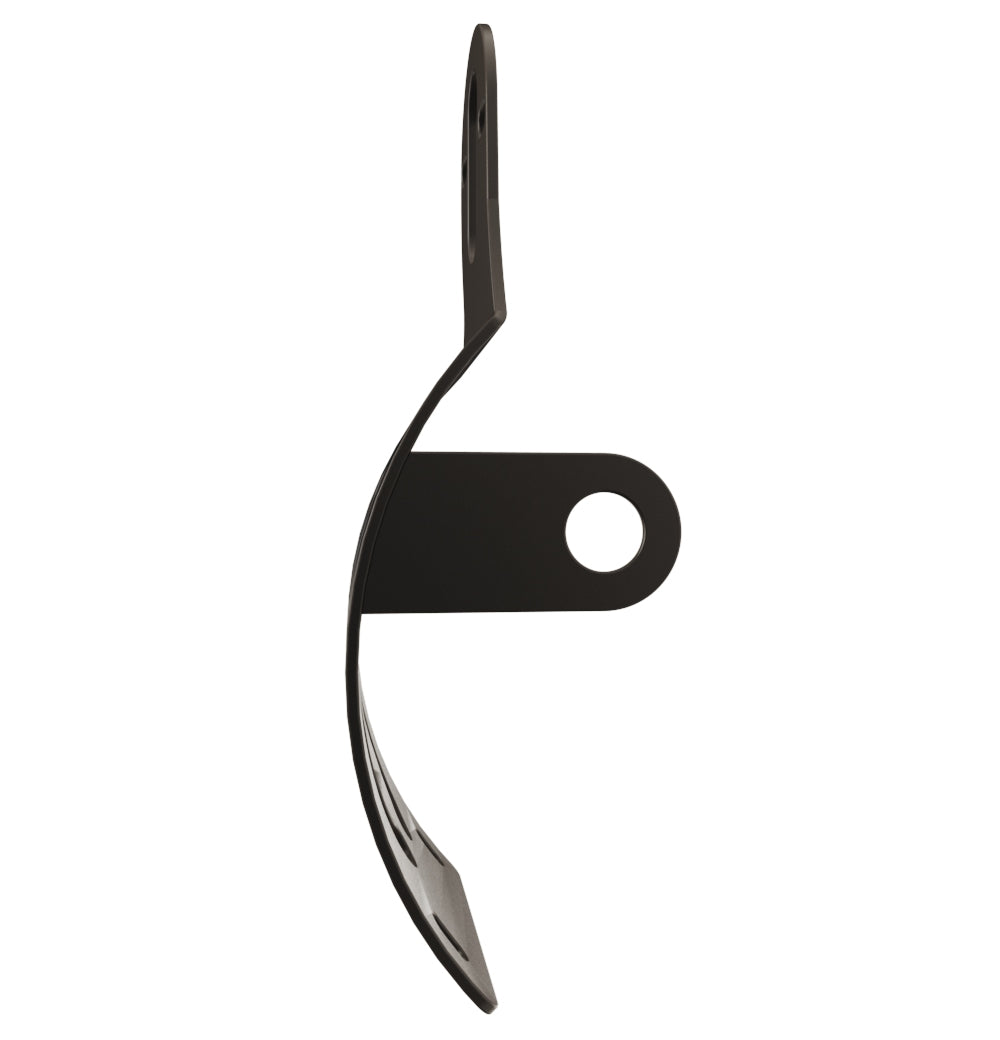 UNIVERSAL Vertical License plate bracket (CURVED) with Brake light