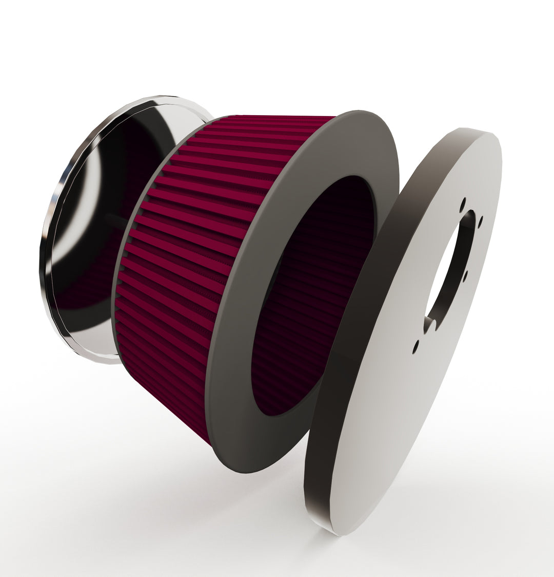 Super Sucker (STAGE 1) Intake Air Cleaner (CHROME)