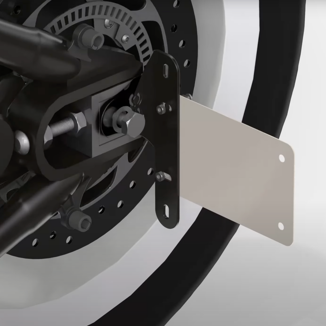 Custom Part UNIVERSAL Vertical / Horizontal License plate bracket  (Shorty)