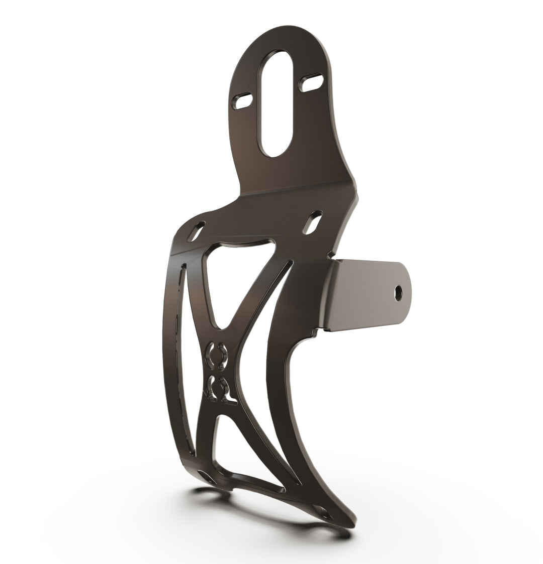 Triumph Bonneville T100 Vertical License plate bracket  (CURVED) w/Brake Light