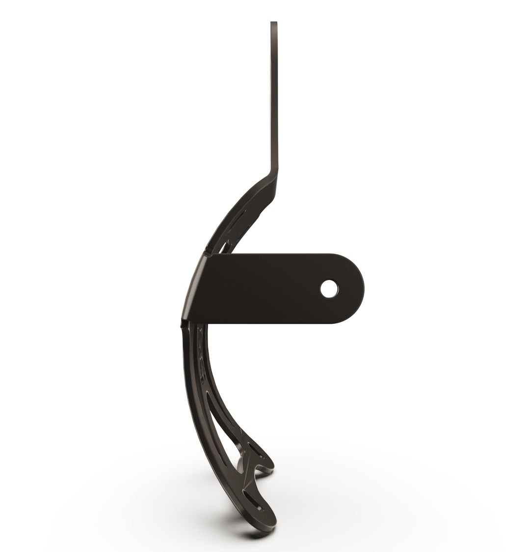 Triumph Bonneville T100 Vertical License plate bracket  (CURVED) w/Brake Light