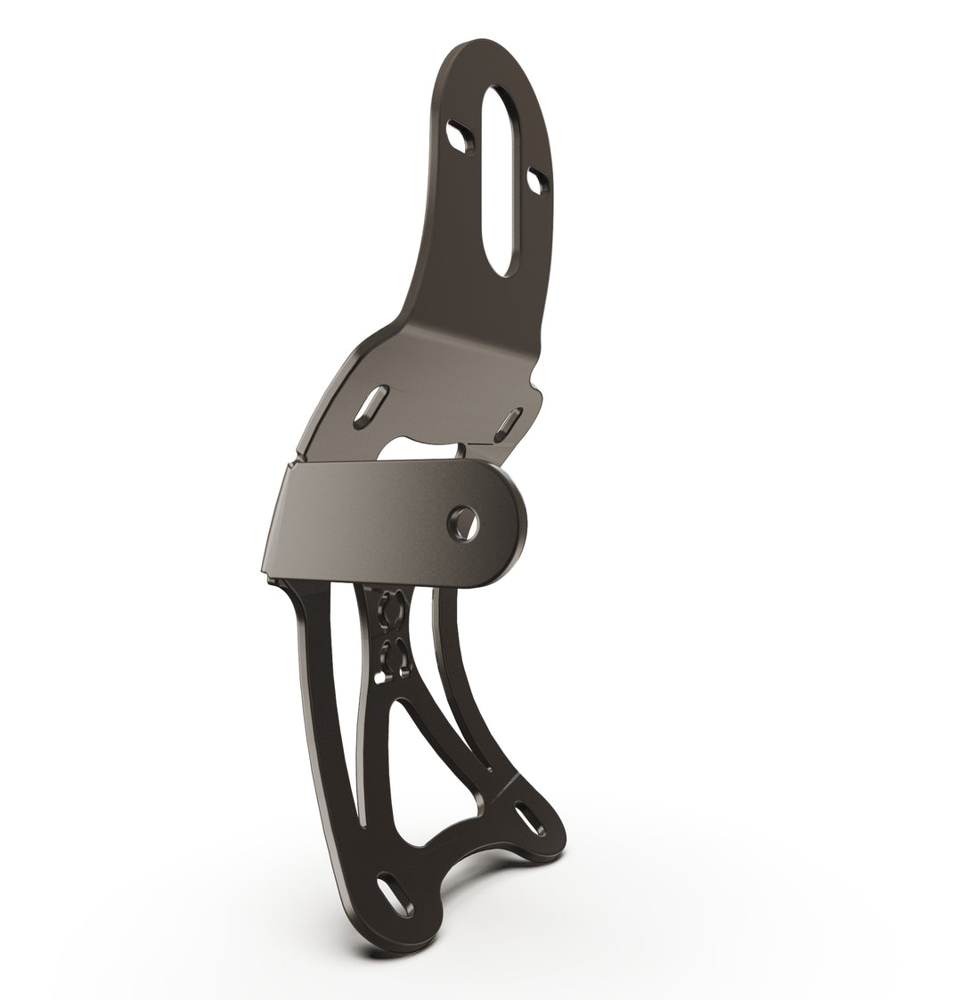 Triumph Bonneville T100 Vertical License plate bracket  (CURVED) w/Brake Light