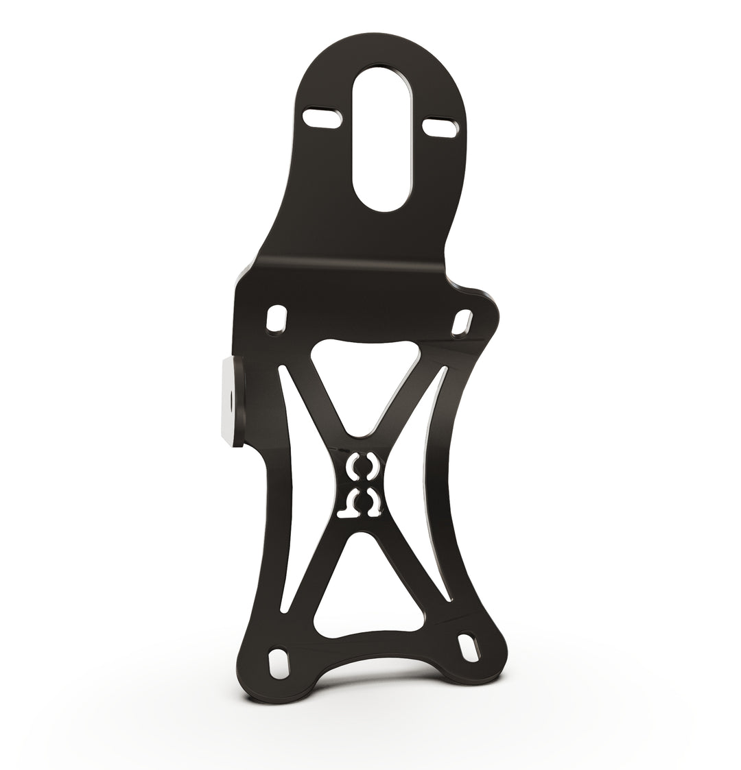 Triumph Bonneville T100 Vertical License plate bracket  (CURVED) w/Brake Light