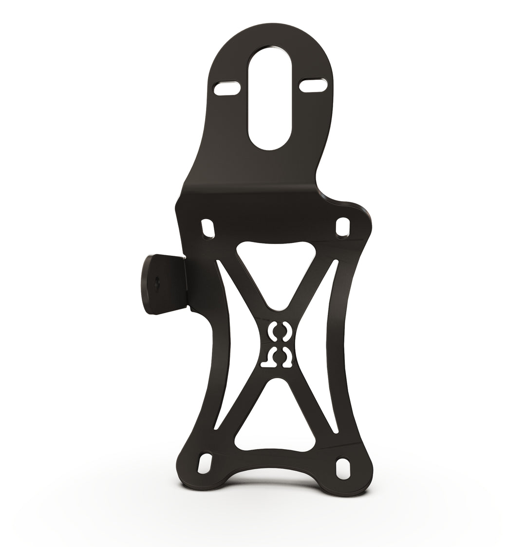 Triumph Bonneville T100 Vertical License plate bracket  (CURVED) w/Brake Light