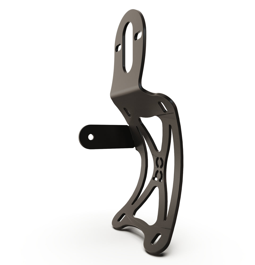 Triumph Bonneville T100 Vertical License plate bracket  (CURVED) w/Brake Light