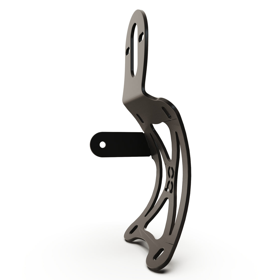 Triumph Bonneville T100 Vertical License plate bracket  (CURVED) w/Brake Light