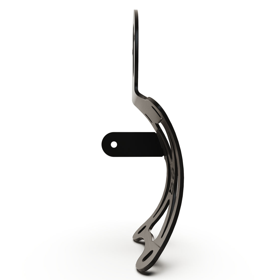 Triumph Bonneville T100 Vertical License plate bracket  (CURVED) w/Brake Light