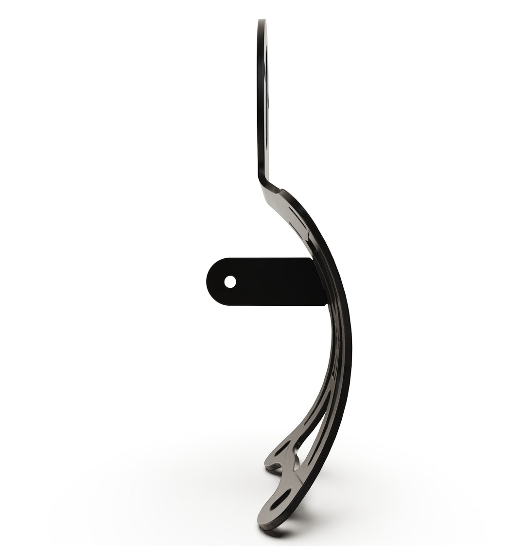 Triumph Bonneville T100 Vertical License plate bracket  (CURVED) w/Brake Light