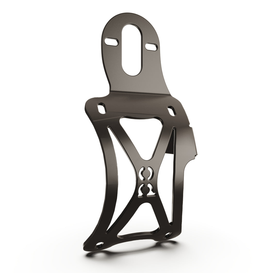 Triumph Bonneville T100 Vertical License plate bracket  (CURVED) w/Brake Light