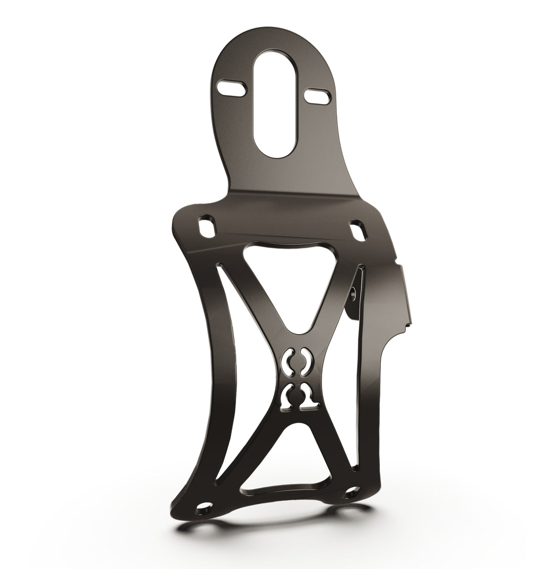 Triumph Bonneville T100 Vertical License plate bracket  (CURVED) w/Brake Light