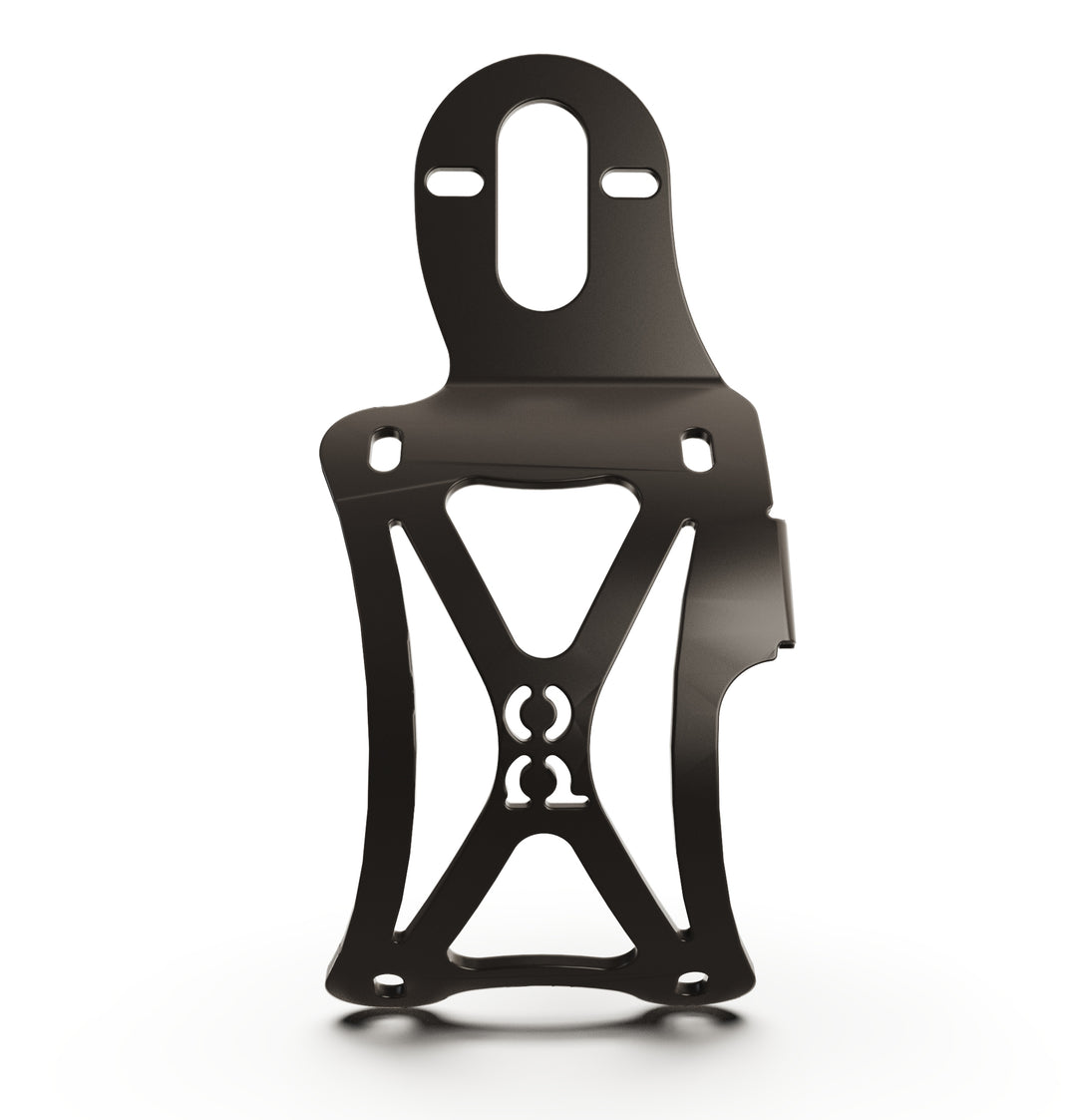 Triumph Bonneville T100 Vertical License plate bracket  (CURVED) w/Brake Light