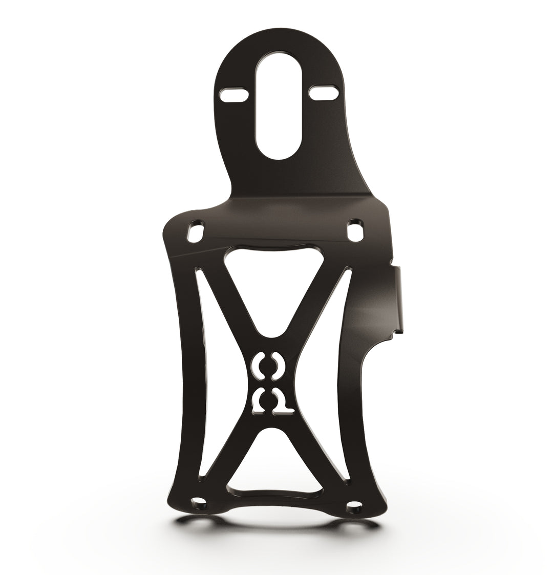 Triumph Bonneville T100 Vertical License plate bracket  (CURVED) w/Brake Light