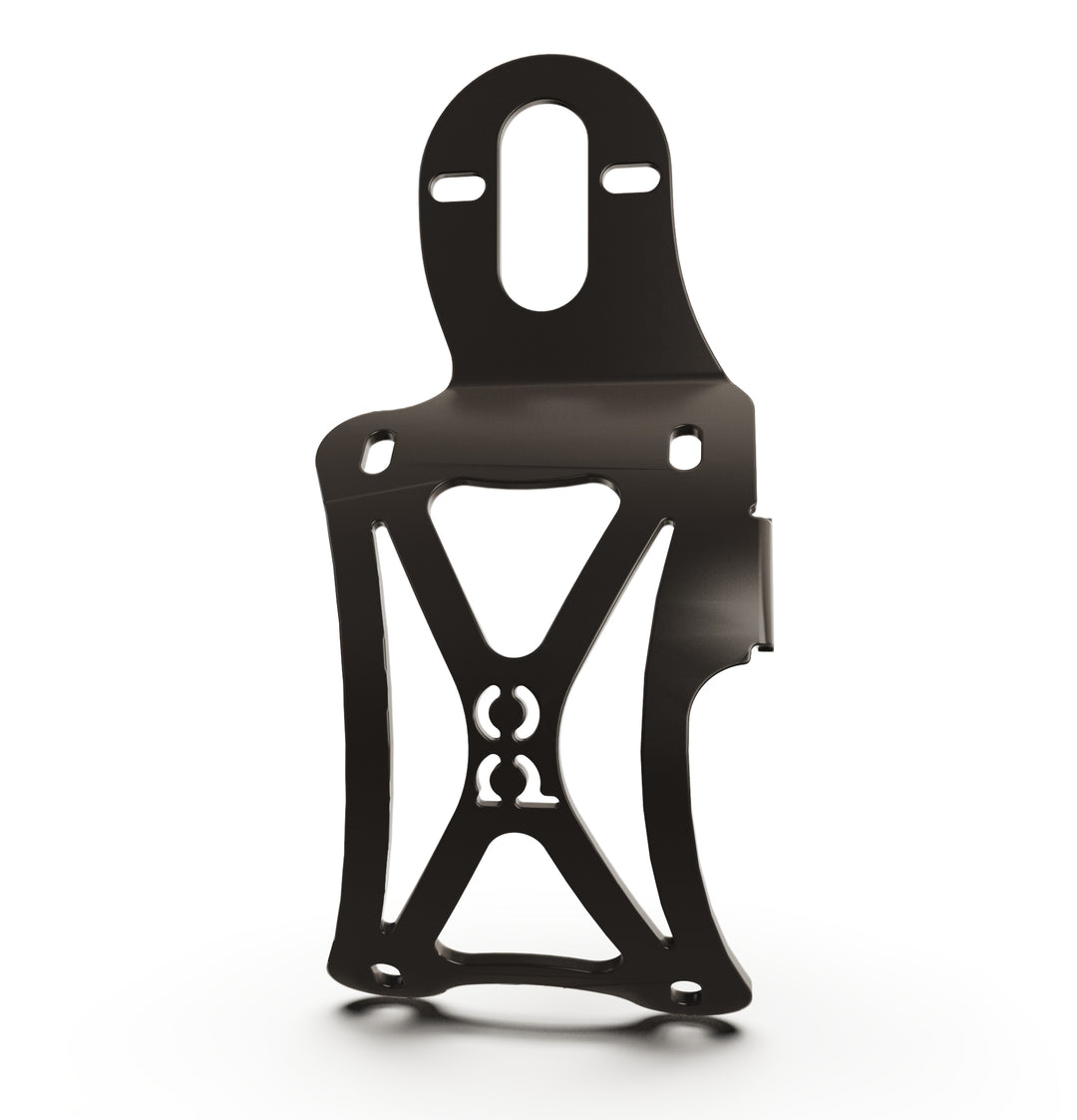 Triumph Bonneville T100 Vertical License plate bracket  (CURVED) w/Brake Light