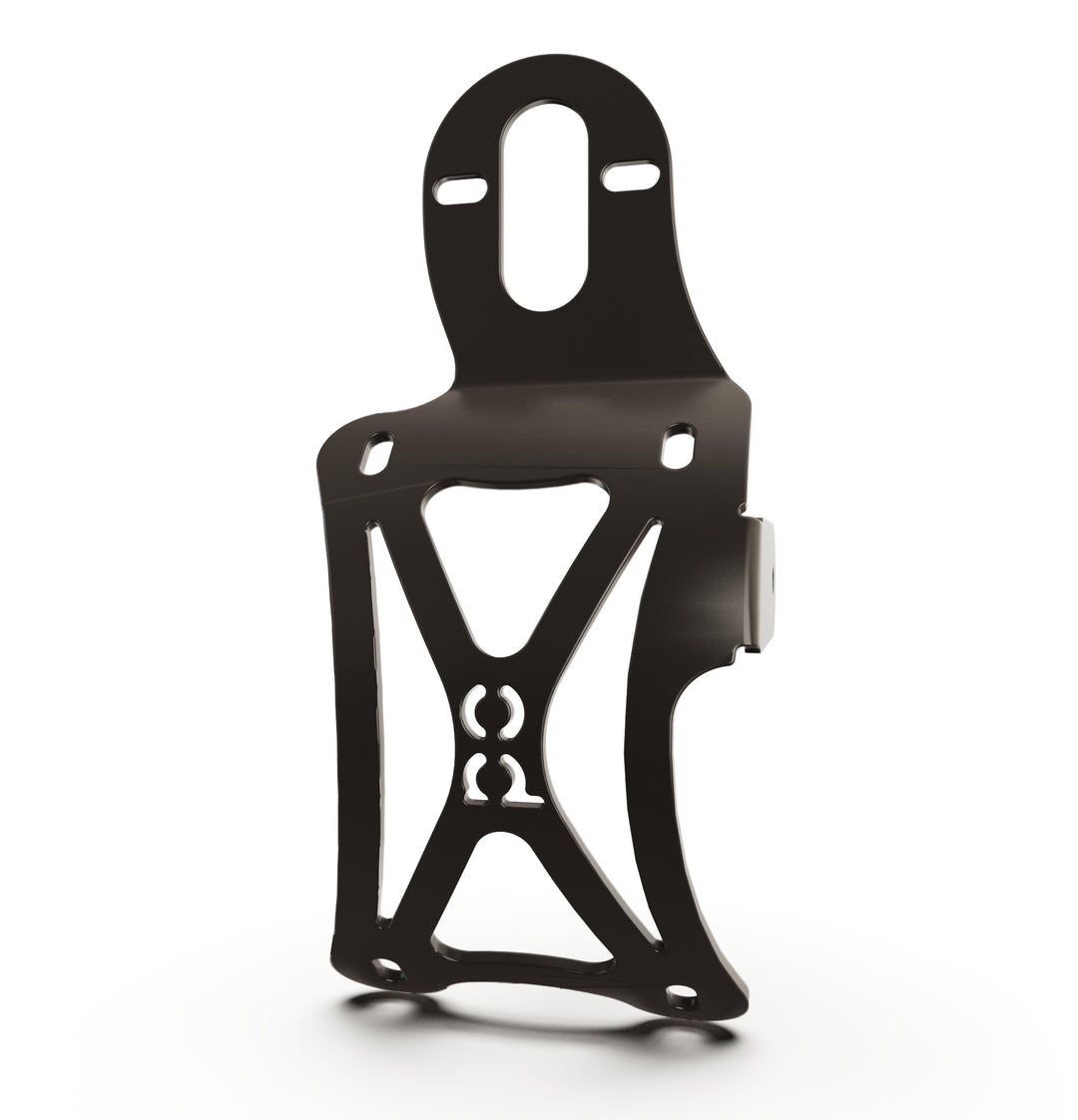 Triumph Bonneville T100 Vertical License plate bracket  (CURVED) w/Brake Light