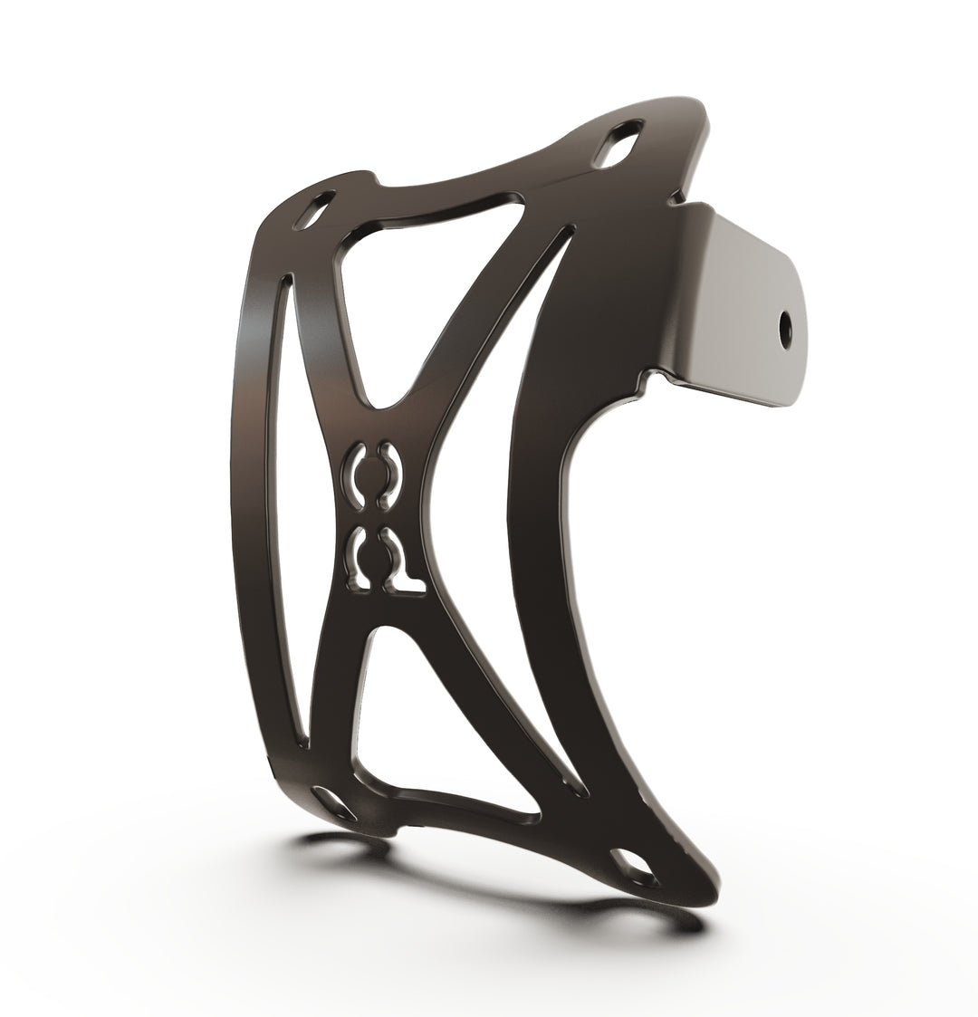 TT100LPBC  Triumph Bonneville T100 Vertical License plate bracket  (CURVED)