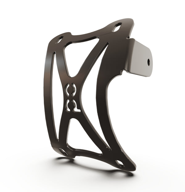 TT100LPBC  Triumph Bonneville T100 Vertical License plate bracket  (CURVED)