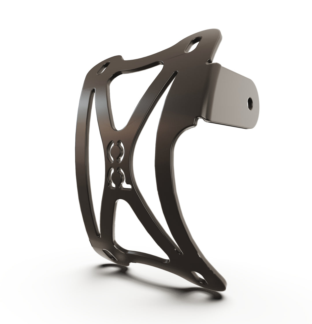 TT100LPBC  Triumph Bonneville T100 Vertical License plate bracket  (CURVED)