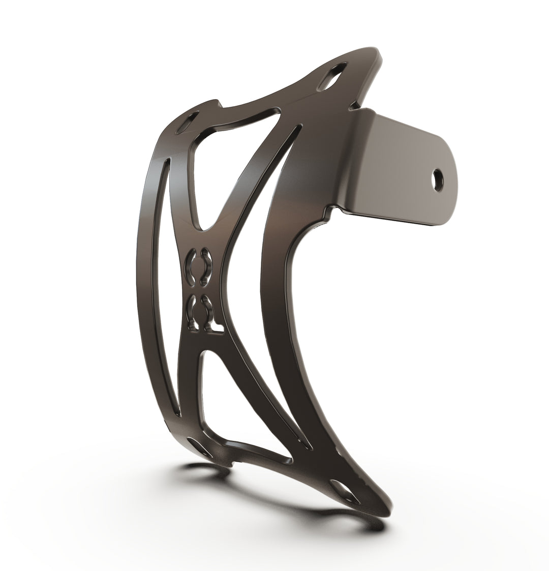 TT100LPBC  Triumph Bonneville T100 Vertical License plate bracket  (CURVED)