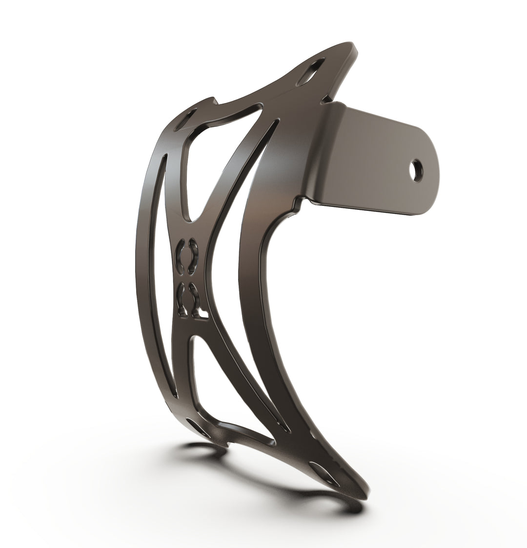 TT100LPBC  Triumph Bonneville T100 Vertical License plate bracket  (CURVED)